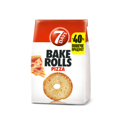 Bake Rolls Pizza 1 box 12pcs x 80g 7 Days