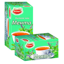 Tea Herbal Mint 20 x 1.5g Bioset