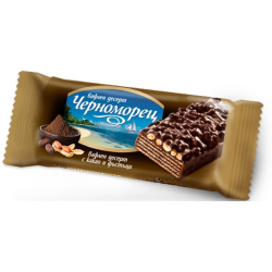 Coated Wafer with Cocoa and Peanuts 75g Chernomorets
