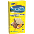 Waffles Chernomorets with Cocoa Peanuts Orange 420g Pobeda