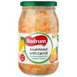 Sauerkraut With Carrot 1 box 6pcs x 900g Bodrum 