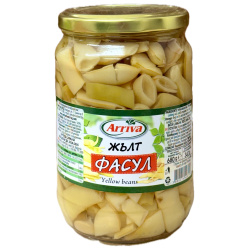 Yellow Beans in Jar 680g Arriva