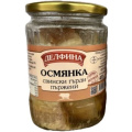Fried Pork Belly Osmyanka in Jar 400g Delfina