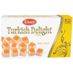 Turkish Delight Plain Sade Lokum 350g Usas