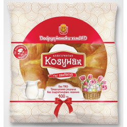 Kozunak Classic Bulgarian with Sourdough 400g Dobrudzhanski Hliab