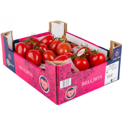 Red Plum Vine Tomatoes Ruby Red 5kg Box BelOrta
