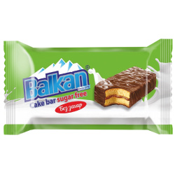 Balkan Zero Sugar Cocoa Cake Bar 38g