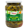 Mini Cucumber Pickles Cornishon 720ml Village